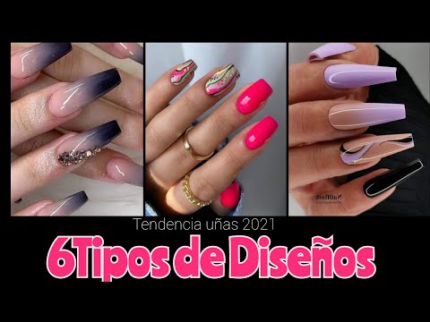 DISEÑOS DE UÑAS ❤️TENDENCIA 2021/#desingtrendy2021 #nailstrendy