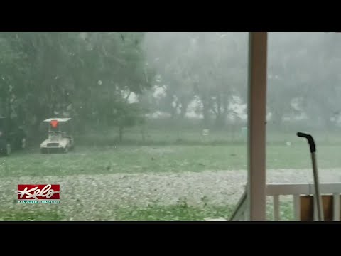 Storm damage in central South Dakota