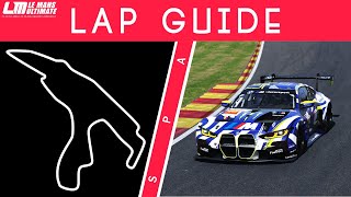 Spa Lap Guide - Le Mans Ultimate (GT3)