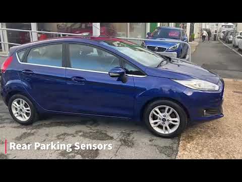 Ford Fiesta Zetec (automatic) in Deep Impact Blue