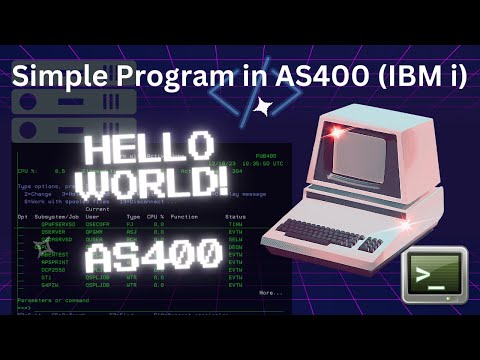 Create your first “Hello World” program in AS400 (IBM i) | AS400 Tutorial for Beginners - Part 11