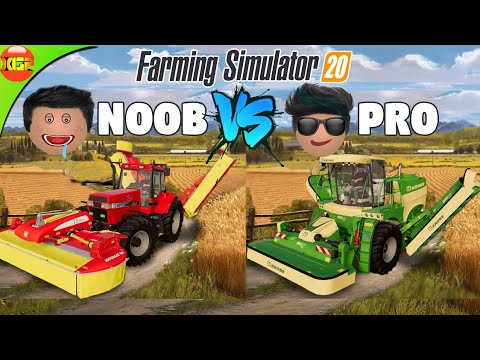 Noob🤤 Vs Pro😎 | Making Hay in Farming Simulator 20