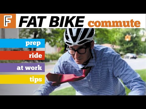 21-mile fat bike commute to work. Using my 2022 Trek Farley 9.6
