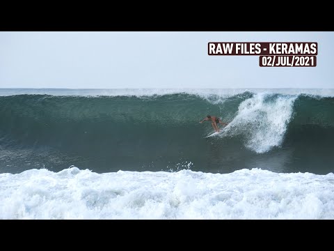 When Nobody Thinks to Surf Epic Keramas in the Dry Season - RAWFILES - 02/JUL/2021 4k