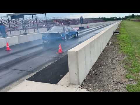 Thumbnail for 8 second Chevy Beretta makes a pass by rall, rally