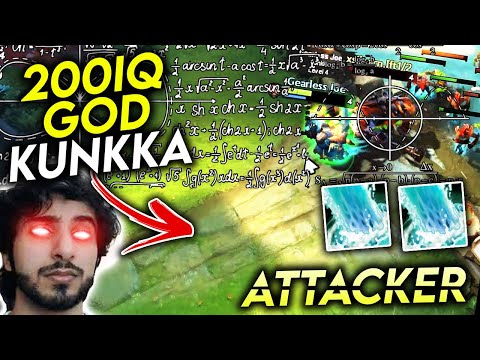 Attacker God Kunkka Ultra Instinct Mode - 200 IQ Perfect Prediction Dota 2