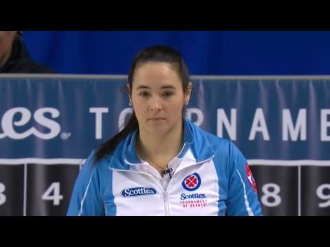 2017 Scotties Tournament of Hearts - Bélisle (QC) vs. Galusha (NWT) - Draw 11