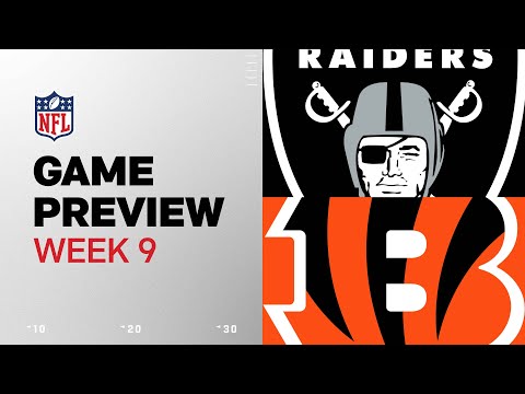 Las Vegas Raiders vs. Cincinnati Bengals  | 2024 Week 9 Game Preview