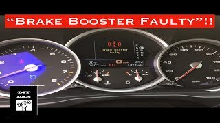 Porsche Cayenne: How I Fixed The Brake Booster Faulty Message