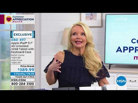 Apple iPad 9.7 4G Unlocked 32GB Tablet with Keyboard Case