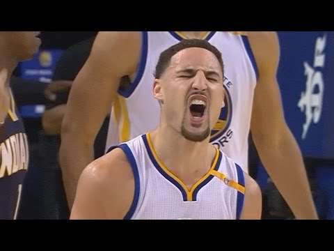 Klay Thompson 60 Points Career High in 3 Quarters! Pacers vs Warriors 12-5-2016