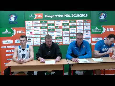 Tisková konference: BC GEOSAN Kolín - NH Ostrava 13. 3. 2019