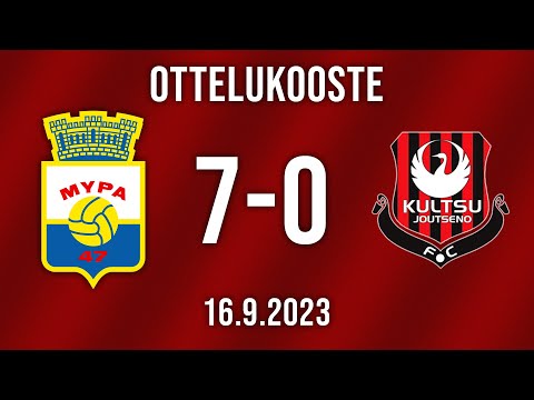 Ottelukooste: MyPa 7-0 Kultsu FC (4-0) | 16.9.2023