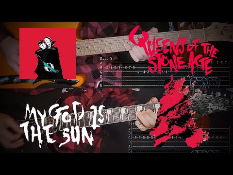 My God is the Sun - Queens of the Stone Age (tab pdf tutorial cover)