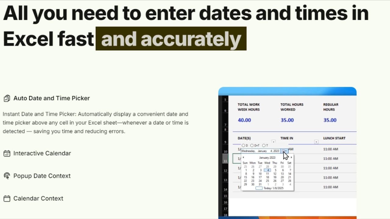 How to Download and Install Excel Date Picker - YouTube video thumbnail