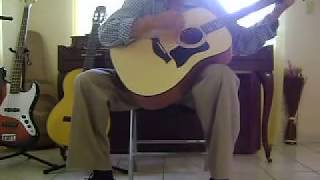 Video thumbnail for Auditioning an acoustic guitar ( Taylor 110 E ) by miguel colon