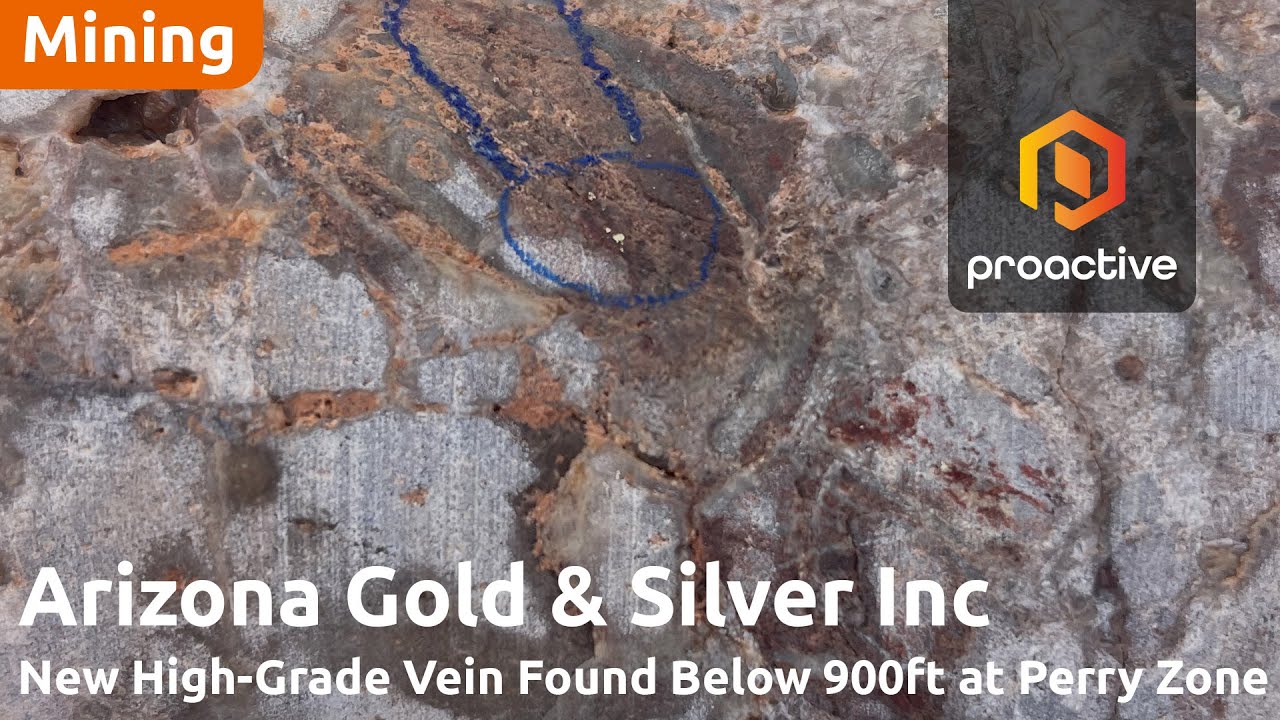 New High-Grade vein found below 900ft at Perry Zone on Philadelphia Project 