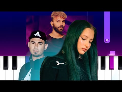Afrojack, R3HAB, AuRa - Worlds On Fire (Piano Tutorial)