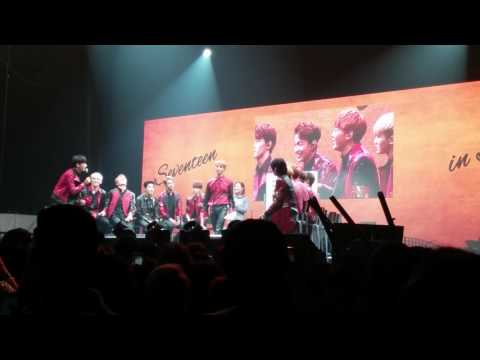 160828 SEVENTEEN Mingyu & Joshua Sexy Dance to Kids Songs & Aegyo Live in Sydney