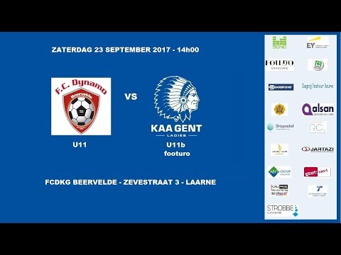 FC Dynamo Beervelde U11   KAA Gent Ladies U11B 23 september 2017