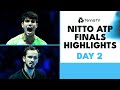 Medvedev Takes On Rublev; Alcaraz vs Zverev | Nitto ATP Finals Day 2 Highlights