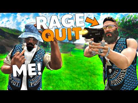 Trolling Salty Bikers For 3 Days Straight (RAGE QUIT)