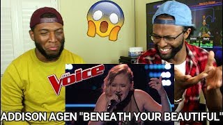 The Voice 2017 Knockout - Addison Agen: "Beneath Your Beautiful" (REACTION)