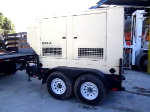 Kohler 33 kW Trailer Mounted Diesel Generator Set