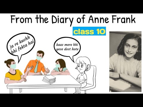 from the diary of anne frank class 10 in hindi / from the diary of anne frank class 10 mcq #MCQTEST