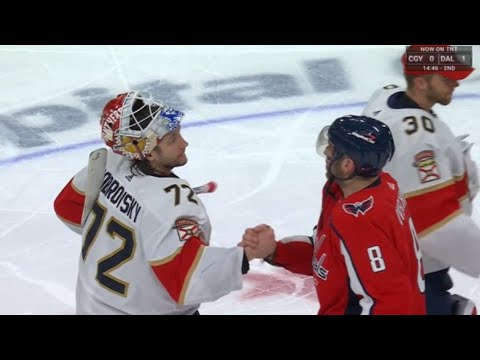 Florida Panthers Eliminate Washington Capitals (Handshakes)