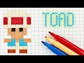 How To Draw Toad Handmade Pixel Art Pixelart