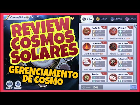 Review Set de Cosmos Solares Dicas Level Up - Saint Seiya Awakening