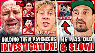 MULTIPLE UFC Fighters UNDER INVESTIGATION! Max Holloway GOES OFF on Conor McGregor! Paddy Pimblett