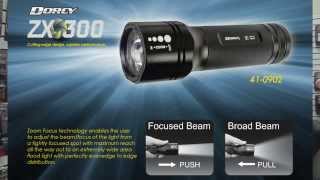 Dorcy International 300 Lumen Zoom Focus Flashlight - Beam Distance: 210 Meters