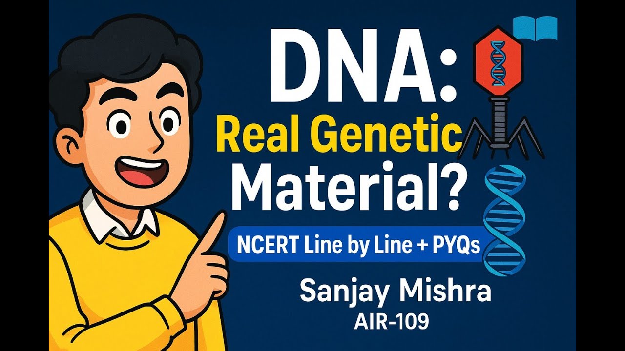Molecular Basis of Inheritance  One Shot in 20 min | 🔬 Genetic Material Line by Line 💥 | NEET 2026