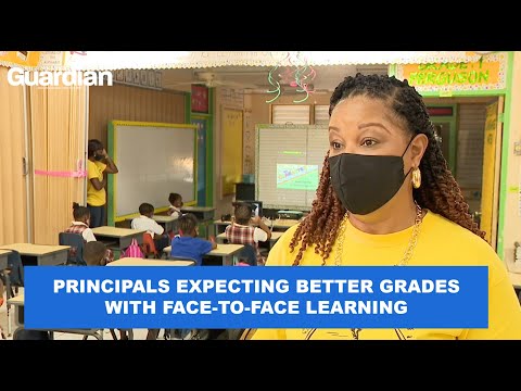 Principals expecting better grades with face to face learning