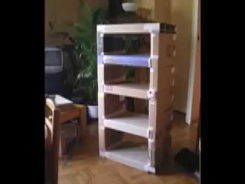 comment construire meuble carton