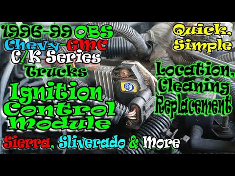 How To Replace a Ignition Control Module 1996-99 Chevy GMC C-K Trucks & SUV's