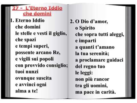 27 L'eterno Iddio che domini - Innario Avventista 2014