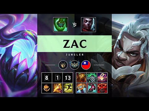 Zac Jungle vs Ekko - TW Challenger Patch 25.10