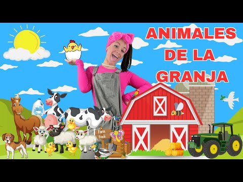 Animales de la granja I Sonidos animales I Palabras animales en inglés I Juego Adivina Cuál animal?