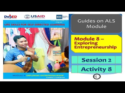 , title : 'Video 157 - ALS Module 8 - Exploring Entrepreneurship  Activity 8 | Answers - Sample Business Plan