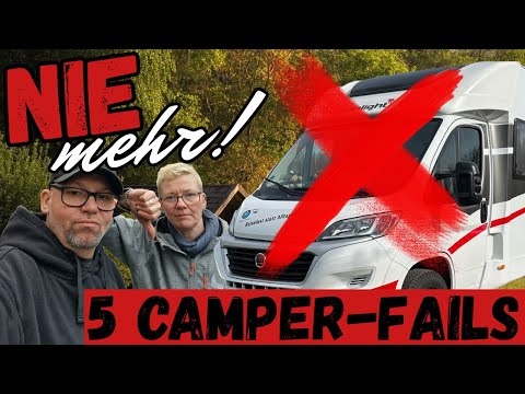 5 Camping Mistakes: No. 3 is embarrassing. Learn from us how YOU can avoid it.