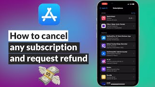 How to Cancel Subscription / Ask for Refund in App Store or iTunes on iPhone - Tutorial