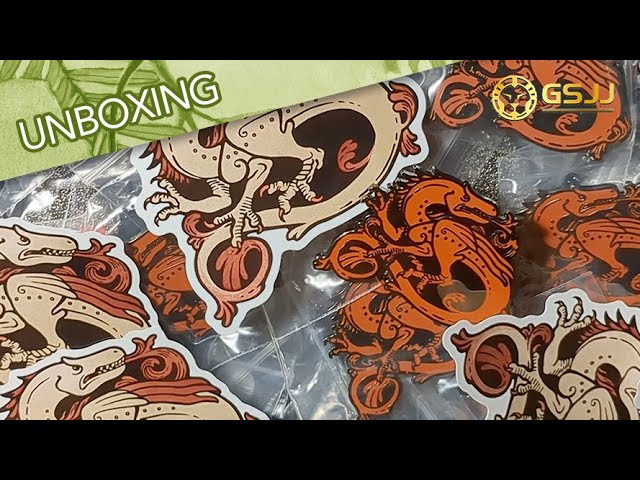 UNBOXING & REVIEW Pins and Stickers from GS-JJ
