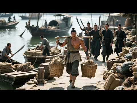 Kung fu movie! A dock worker turns out to be an unbeatable hidden war god!