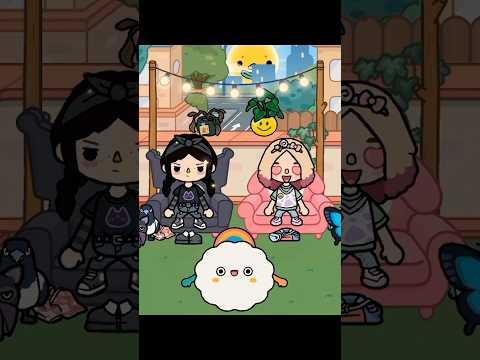 unboxing gifts for Wednesday and Enid🥰☠️🍭#shorts #tocalifeworld #tocaboca #wednesday