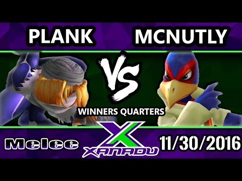 S@X 178 Plank (Sheik) Vs. McNutly (Falco) - SSBM Winners Quarters - Smash Melee