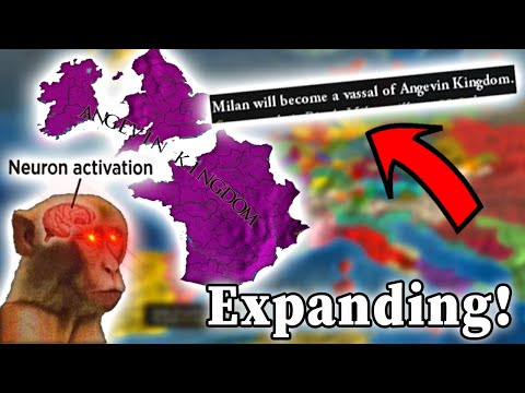 EXPANDING As Angevin Kingdom Is STRONG! | England in EU4 1.35 is OP