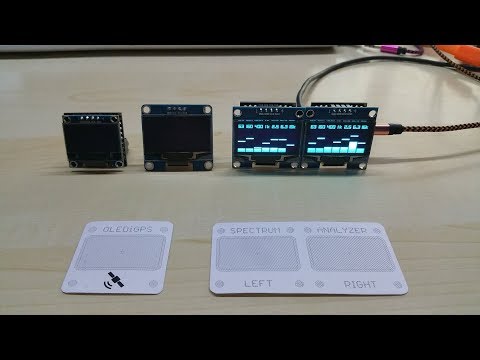 Spectrum Analyzer Family 0.96", 1.3" + Stereo, 12 V version possible too.